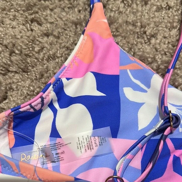 SOLD ON E B A Y Altar'd State Bikini Set S Tropical Floral Twist Front BNWT - Picture 7 of 11